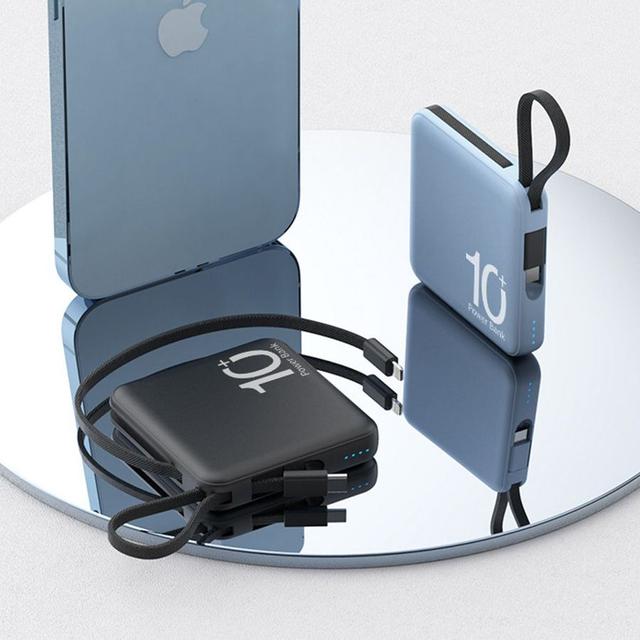 自帶線迷你行動電源